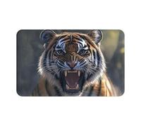 Open Your Mouth and Head Like A Tigersupernatural Symbols Black Printing 1 pièce Quick Dry Peach Skin Velvet Serviette de plage surdimensionnée 140 x 70 cm pour adultes, serviette super absorbante