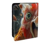 Open Your Mouth Wide and Attack Étui de passeport en cuir synthétique pour homme et femme 16,5 cm