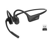 OpenComm2 UC - 2025 Upgrade - micro-casque - oreille dï¿½gagï¿½e - montage derriï¿½re le cou - Bluetooth - sans fil - USB-A via adaptateur Bluetooth - noir