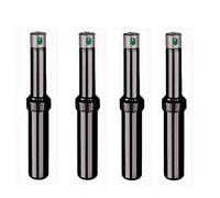 Opengardenweb Lot de 4 arroseurs à turbo Pop-Up 3/4" Super-Pro K-Rain avec buses de rechange en bonus | avec contrôle du flux | couverture en caoutchouc | bref révolutionnaire anti-accroc.