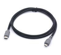 OpenII Câble USB C vers Micro USB C, Type C mâle vers Micro USB B mâle rallonge pour MacBook, Dell XPS 13 15, Chormebook Pixel, appareils Lenovo avec Port USB-C (1 mètre)