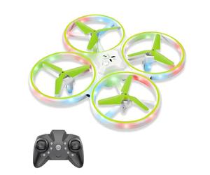OpenRC - Drone RC Lumière LED Multimode avec Evitement d'Obstacle - Sacoche Batterie - Drone pas cher - Hélicoptère Télécommande Cadeau Enfant Adulte Garçon Fille - Quadricoptère Débutant