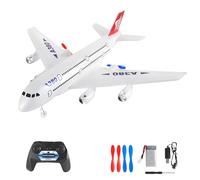 OpenRC - RC Avion Télécommandé Transport - Avion de Ligne Radiocommandé - Jouet Planeur Chasse Téléguidé Polystyrene Incassable Effet Lumière Cadeau Jouet Enfant Adulte Hélice Batterie Chargeur