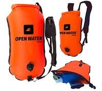 OPENWATER Bouée gonflable pour la natation et le sac à dos 3en1 - grande bouée avec une poche sèche pour les choses 28L - bouée de triathlon