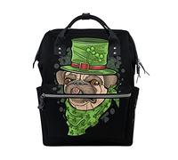 Opera D'Arte Di Cagnolino Di Carlino Sac à Langer Sac à Dos Grande Capacité Multifonction Sac à Couches pour Voyage Maman Femme Papa