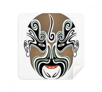 Opéra de Pékin Masque coloré Wangwujiang Lunettes Chiffon de Nettoyage Nettoyant pour écran de téléphone en Daim Tissu 2 pcs