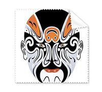 Opéra de Pékin Opéra de Pékin Masque Visage Coloré Changbanpo Art Chinese Traditional Culture Illustration Motif Lunettes Chiffon Chiffon de Nettoyage Nettoyant pour Écran de Téléphone 5 Pcs