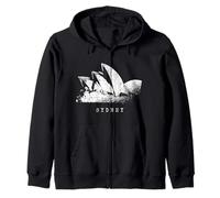 Opéra de Sydney Opera House Vintage Skyline Australie Sweat à Capuche