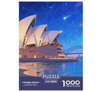 Opéra de Sydney Puzzles pour Adultes 1000 Pièces Bâtiment Landmark Puzzle pour Toute La Famille Défi Jouet Difficile Colorés dans Cadeaux Décoration Intérieure 38x26cm/1000pcs