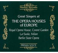Opéras – Coffret pour Covent – Grands chanteurs : Opéras d'Europe – Nimbus Lighting