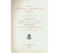 Opera omnia - tome 15 summa contra gentiles