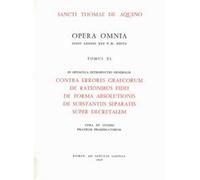Opera omnia - tome 40 pars a-b-c-d-e Saint Thomas d'Aquin (Auteur)