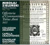 Mikolaj Zielenski Offertoria Et Communiones Totius Anni 1611, Complete (CD)