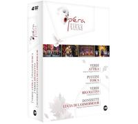 Opéra Royal De Liège Wallonie : Verdi : Attlia + Puccini : Tosca + Verdi : Rigoletto + Donizetti : Lucia Di Lamermoor