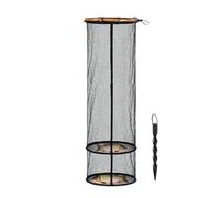 Operate Easily: The fishing net ensures bait fish contact with air through extended float ropes that keep the net mouth afloat, promoting buoyancy and stability which increases survival rate and