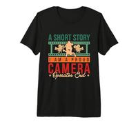 Opérateur de caméra A Short Story I Am A Proud Movie Maker Lover T-Shirt Haut de Gamme