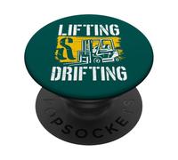 Opérateur de Chariot élévateur d'entrepôt Amusant de Levage et de dérive PopSockets PopGrip Adhésif