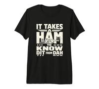 Opérateur Radio Amateur Morse Code Dit Dah T-Shirt Haut de Gamme