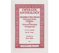 OPERATIC ANTHOLOGY VOL. 3 - TENOR ET PIANO