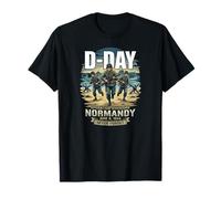 Opération D-Day Overlord Normandie Never Forget 3 Soldats T-Shirt