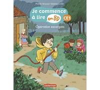 Opération escargots – Je commence à lire en BD – CE1 – Casterman