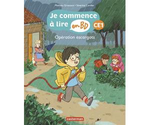 Opération escargots Ce1 - Mathieu Grousson - Casterman - broché - Bande dessinée jeunesse