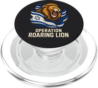 Opération Lion Rugissant Drapeau Israël Design Shaagat Aryeh Artw PopSockets PopGrip pour MagSafe