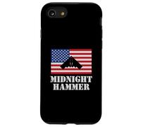 Opération Midnight Hammer Drapeau américain avec jet furtif Coque pour iPhone SE (2020) / 7 / 8