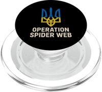 Opération Spider Web Ukraine Heroes Ukrainian Tryzub PopSockets PopGrip pour MagSafe