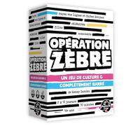 Blackrock Games OPÉRATION Zebre - Jeu de société - Culture générale et déduction - Jeu d'ambiance - 14 Ans et Plus - 2 à 12 Joueurs - Amusant et Originale - coopératif ou compétitif - Big Moustache