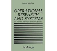 Operational Research And Systems