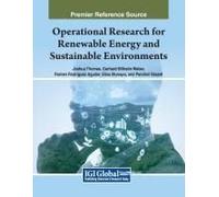 Operational Research For Renewable Energy And Sustainable Environments