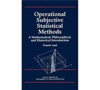 Operational Subjective Statistical Methods by Lad Hardcover Book Lad, Frank, Lad, Pramod Ed. (Auteur)