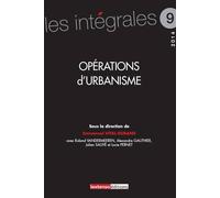 Opérations d'urbanisme Sous la direction d'emmanuel vital-durand - Emmanuel Vital-Durand - Lextenso Eds - broché - Etude