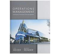 Operations Management With Access Code: Sustainability And Supply Chain Management