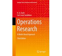 Operations Research - a Model-based Approach: A Model-based Approach