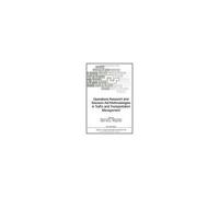 Operations Research And Decision Aid Methodologies In Traffic And Transportation Management