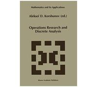 Operations Research And Discrete Analysis