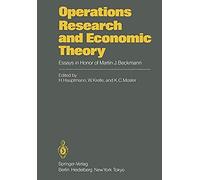 Operations Research And Economic Theory