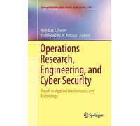Operations Research, Engineering, And Cyber Security