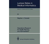 Operations Research For Health Planning And Administration