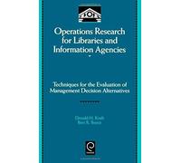 Operations Research For Libraries And Information Agencies