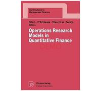 Operations Research Models In Quantitative Finance