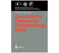Operations Research Proceedings 1998