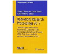 Operations Research Proceedings 2017