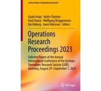Operations Research Proceedings 2023