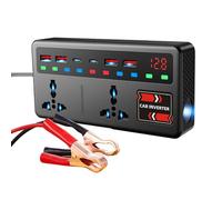 Opérations silencieuses 200W 12V 24V à 220V Onduleur pour la | Installation facile à haute efficacité avec protection contre les surcharges pour une alimentation fiable en
