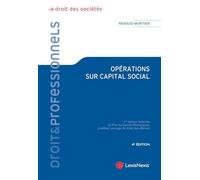Opérations sur capital social