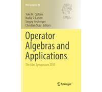 Operator Algebras And Applications
