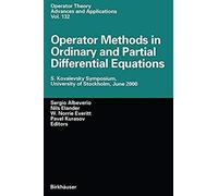 Operator Methods In Ordinary And Partial Differential Equations